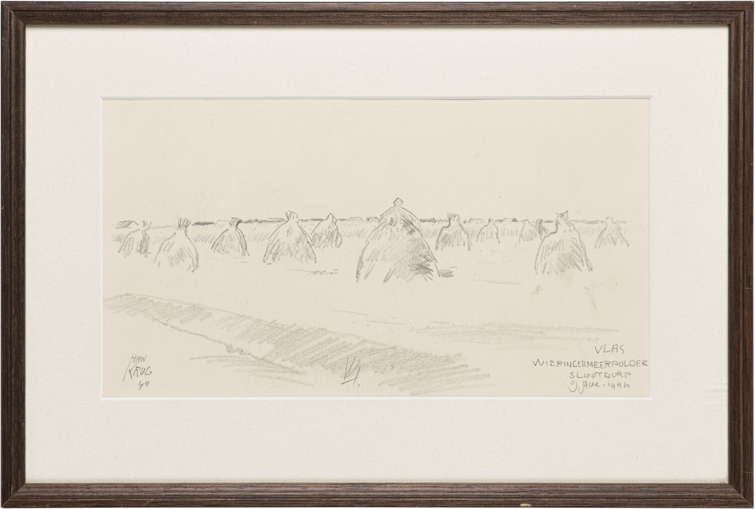 Vlas wieringermeerpolder, Slootdorp