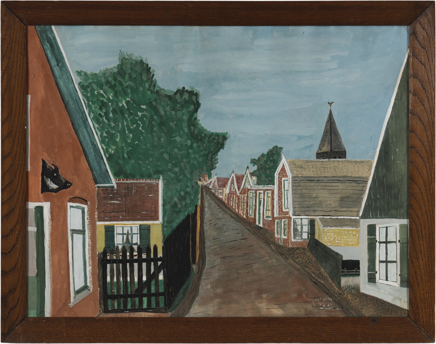 Hoofdstraat in Hippolytushoef