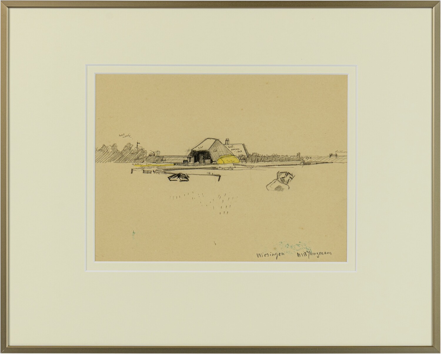 Wieringen boerderij voorstudie