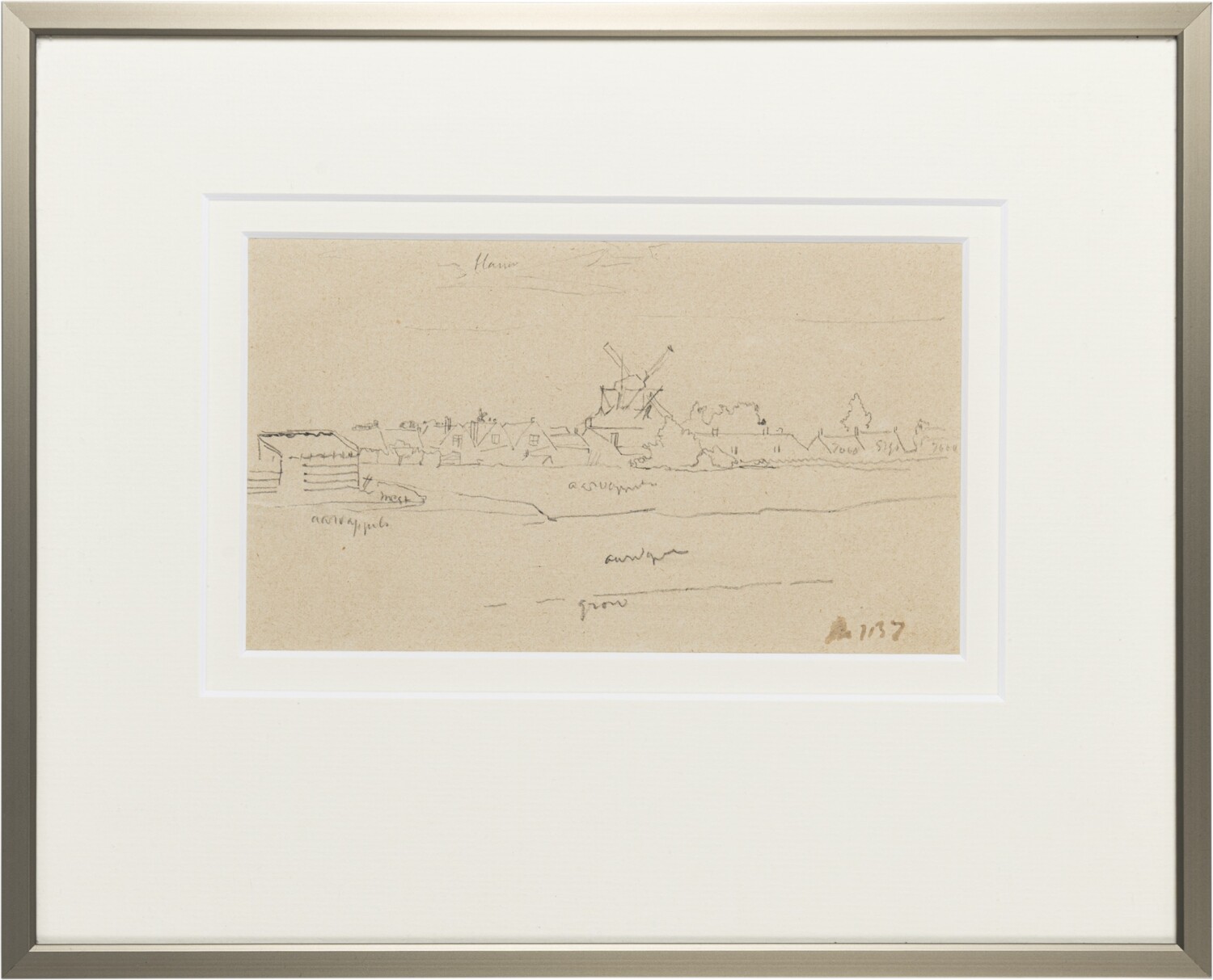 Wieringen molen voorstudie