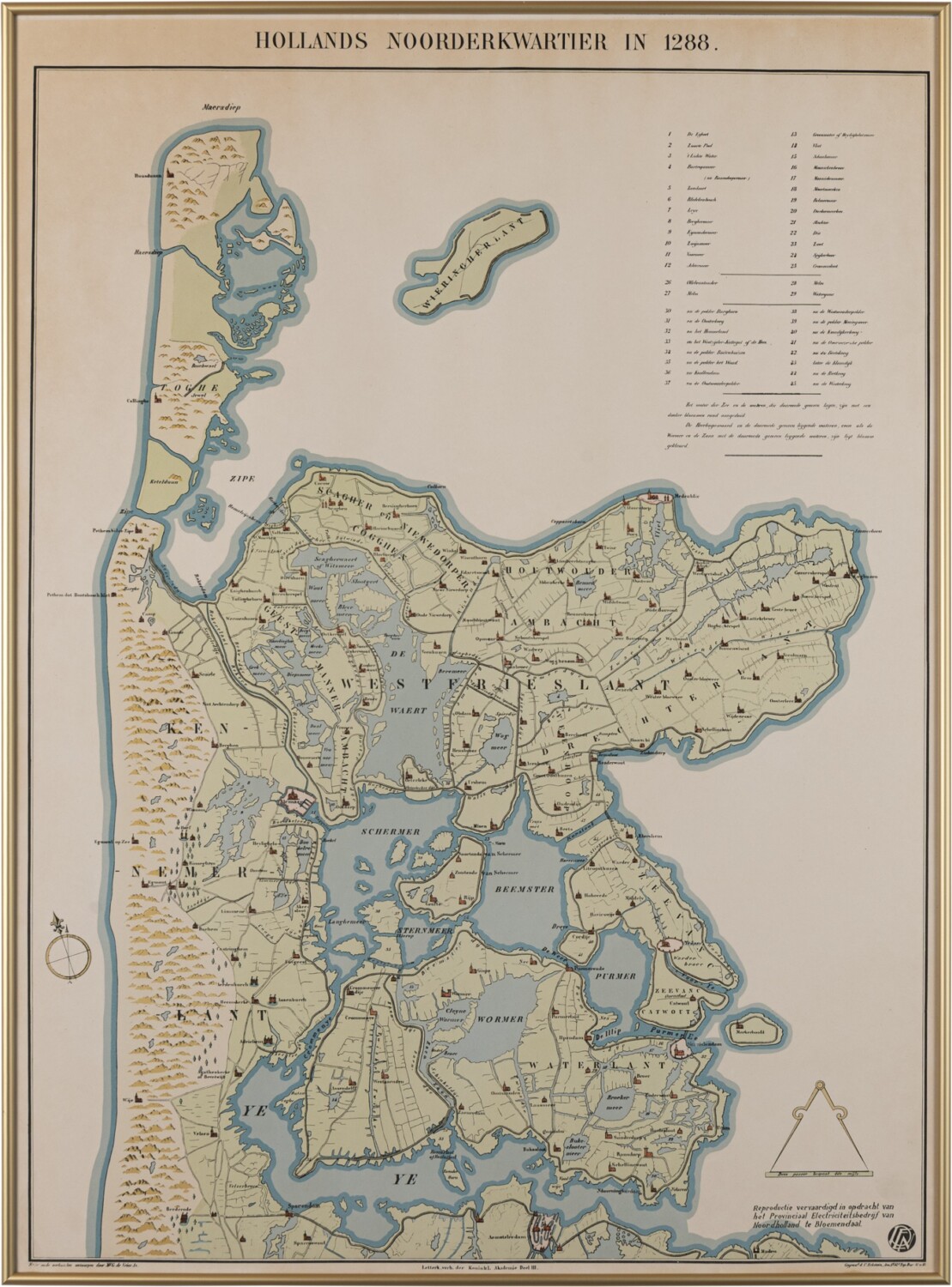Hollands Noorderkwartier in 1288