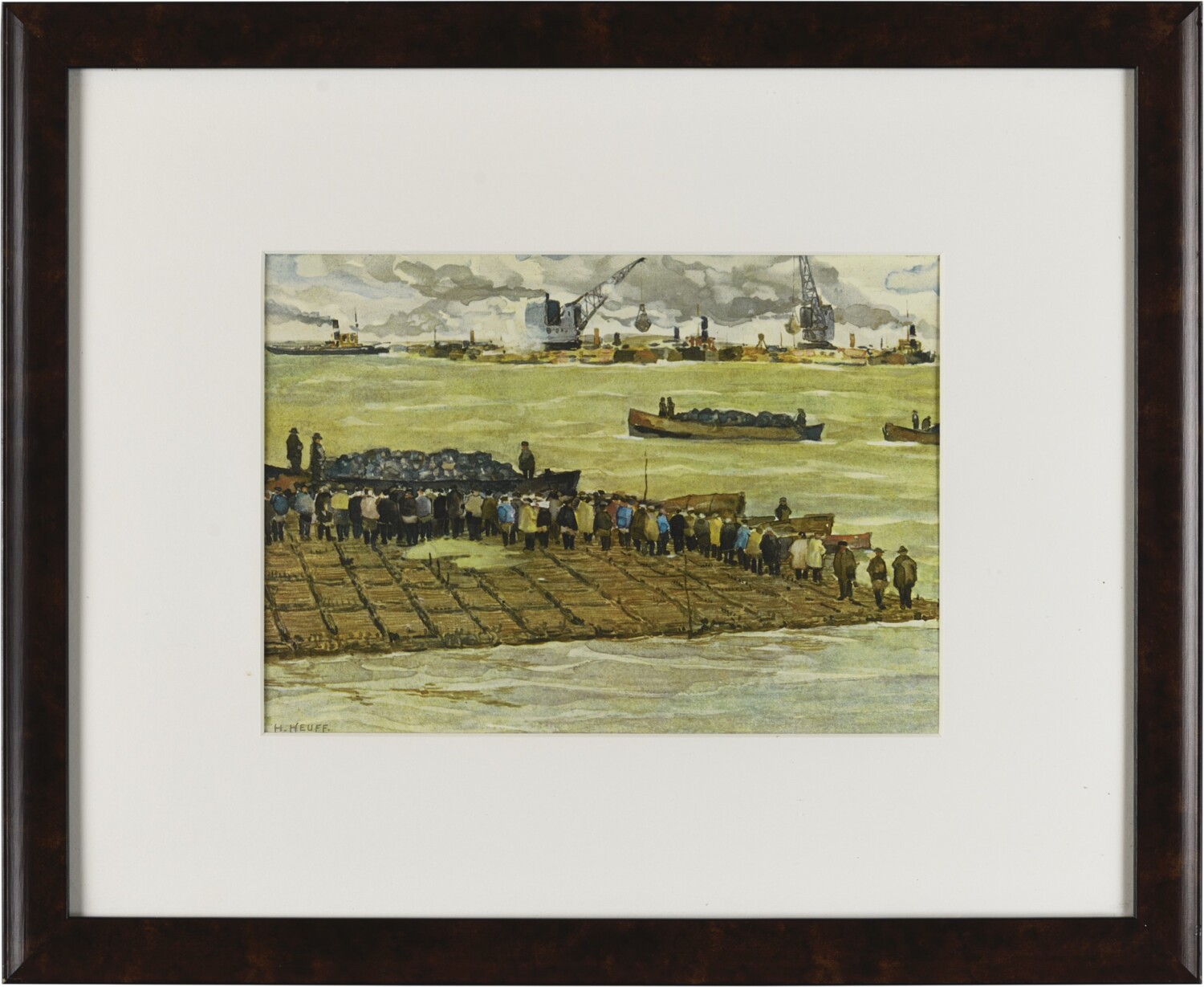 De afsluiting en gedeeltelijke droogmaking van de Zuiderzee