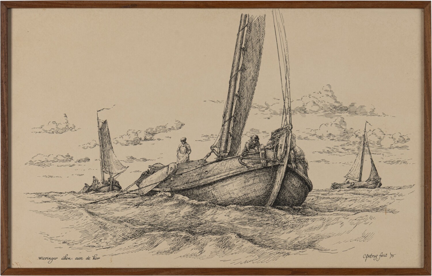 Wieringer aken aan de kor
